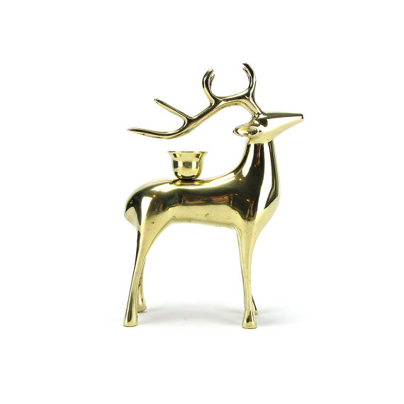 Hot selling customized Deer Candle Holder 